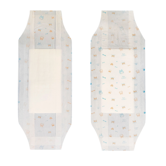 Premium Male Dog Diapers – Leak-Proof, Comfortable & Washable for Active Pets